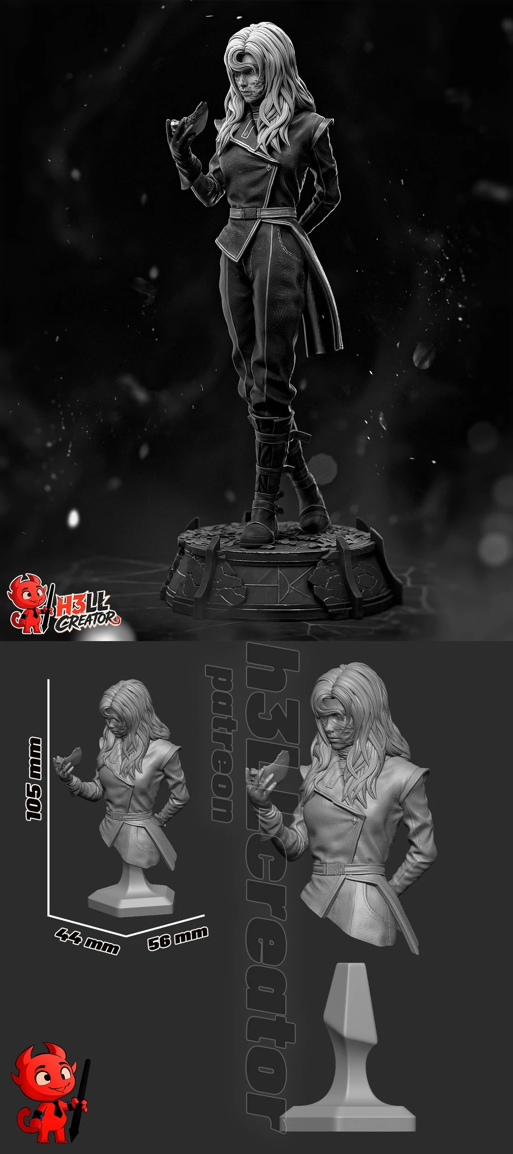Alicia — Clair Obscur: Expedition 33 3D printable STL model