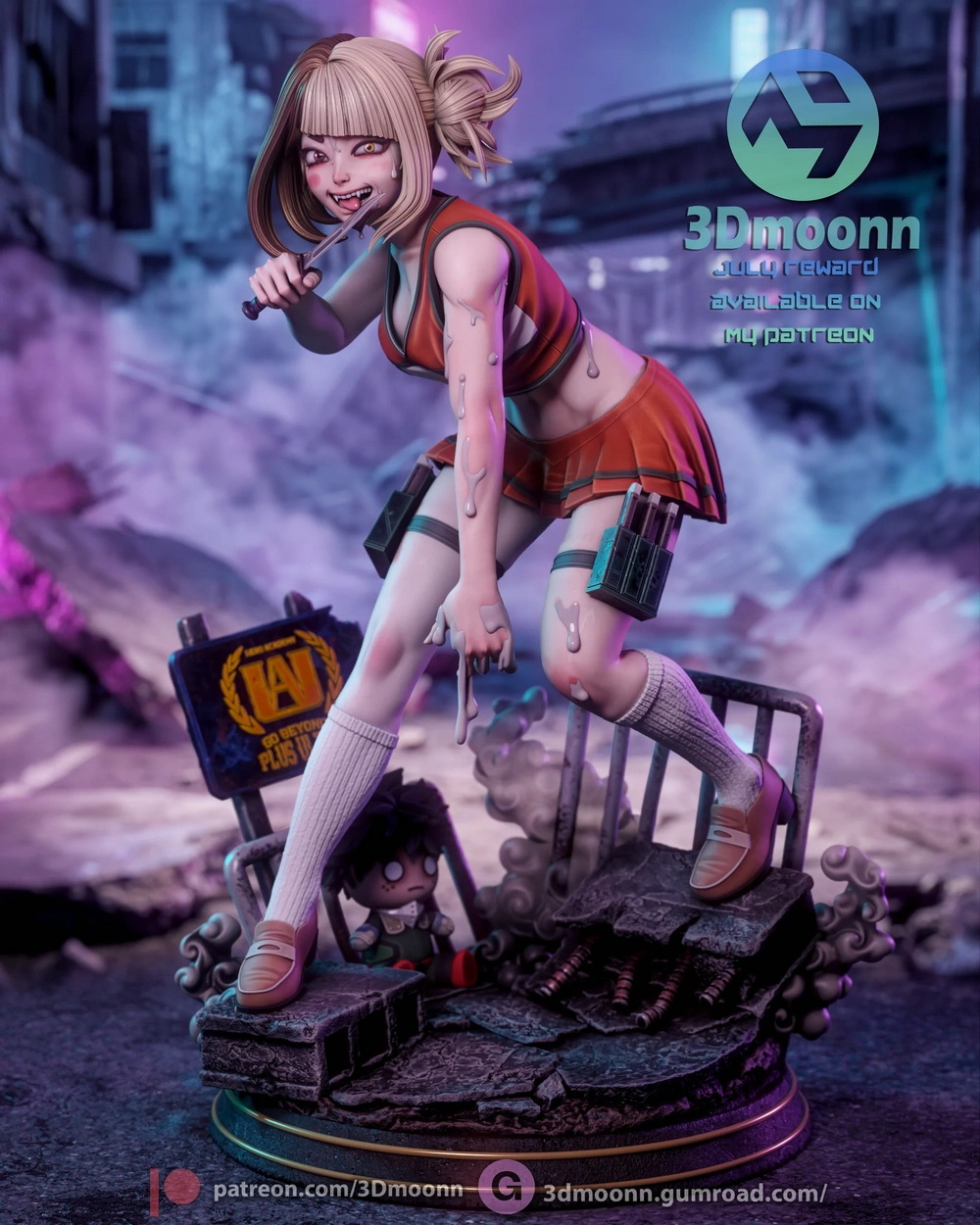 Himiko Toga — My Hero Academia 3D printable STL model