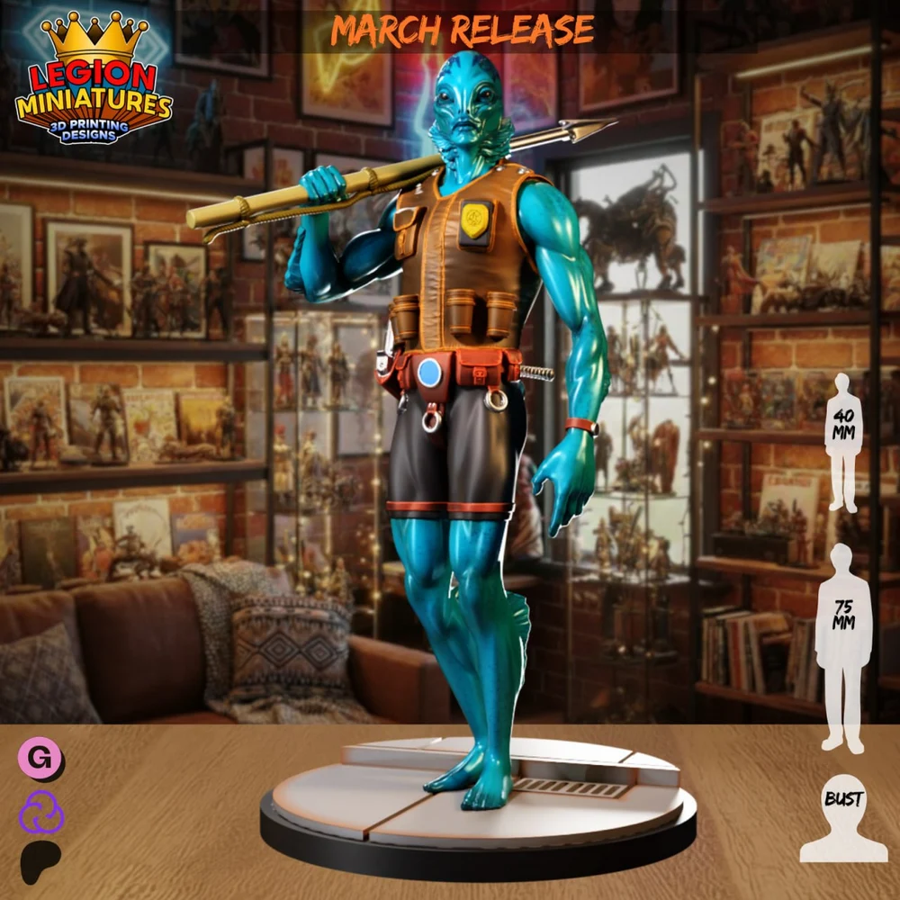 Abe 3D printable STL model