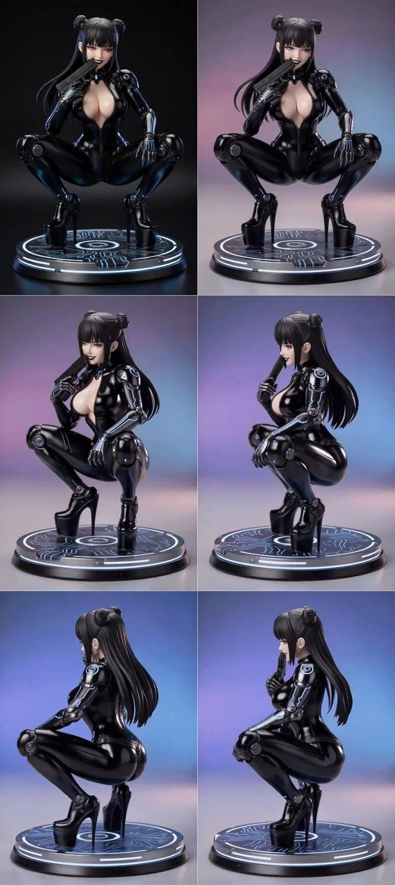 Aiko Cyber Baddie — Sci-Fi / Cyberpunk 3D printable STL model
