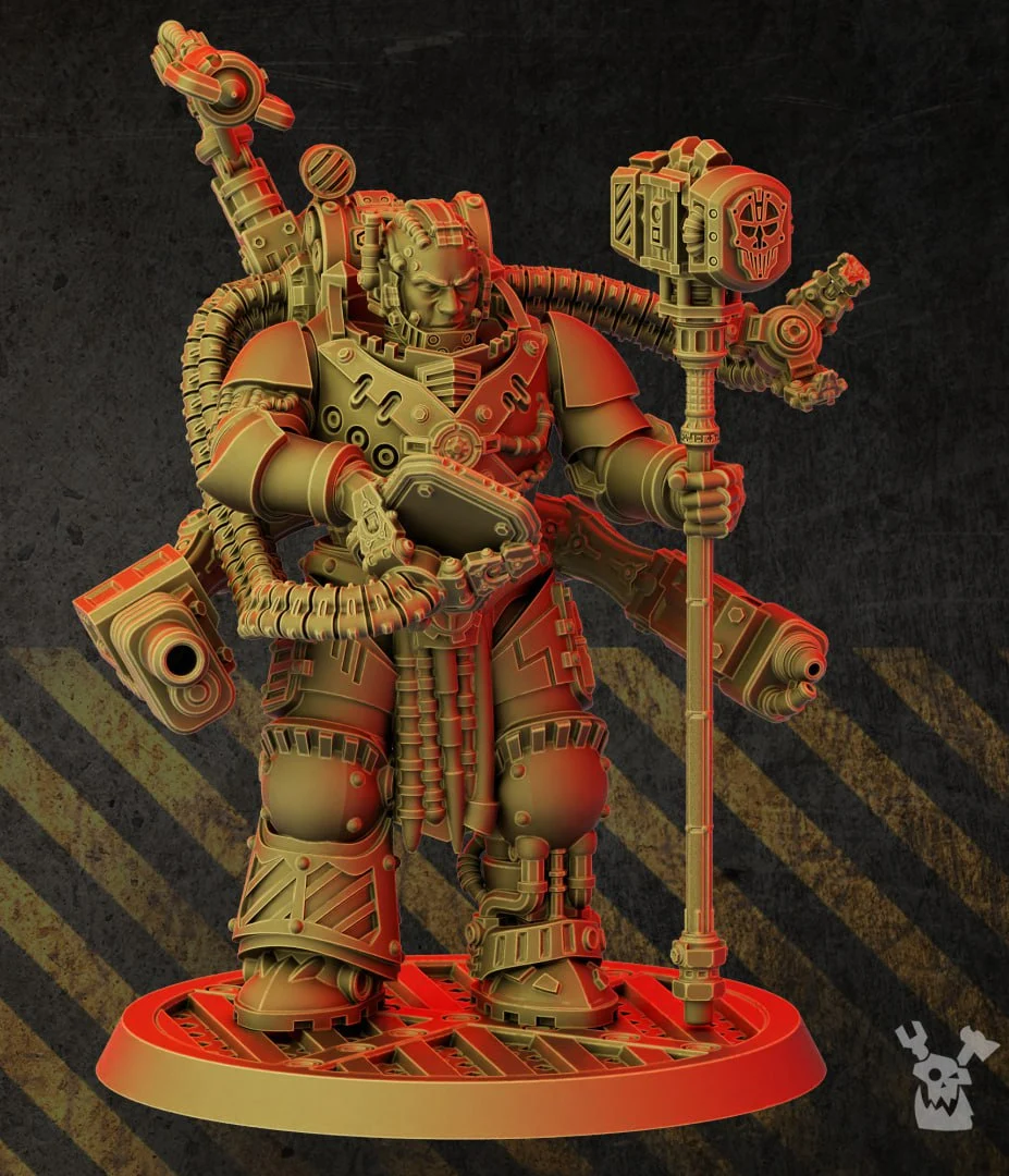 Master Warpsmith HQ Infantry — Warhammer 40,000 3D printable STL model
