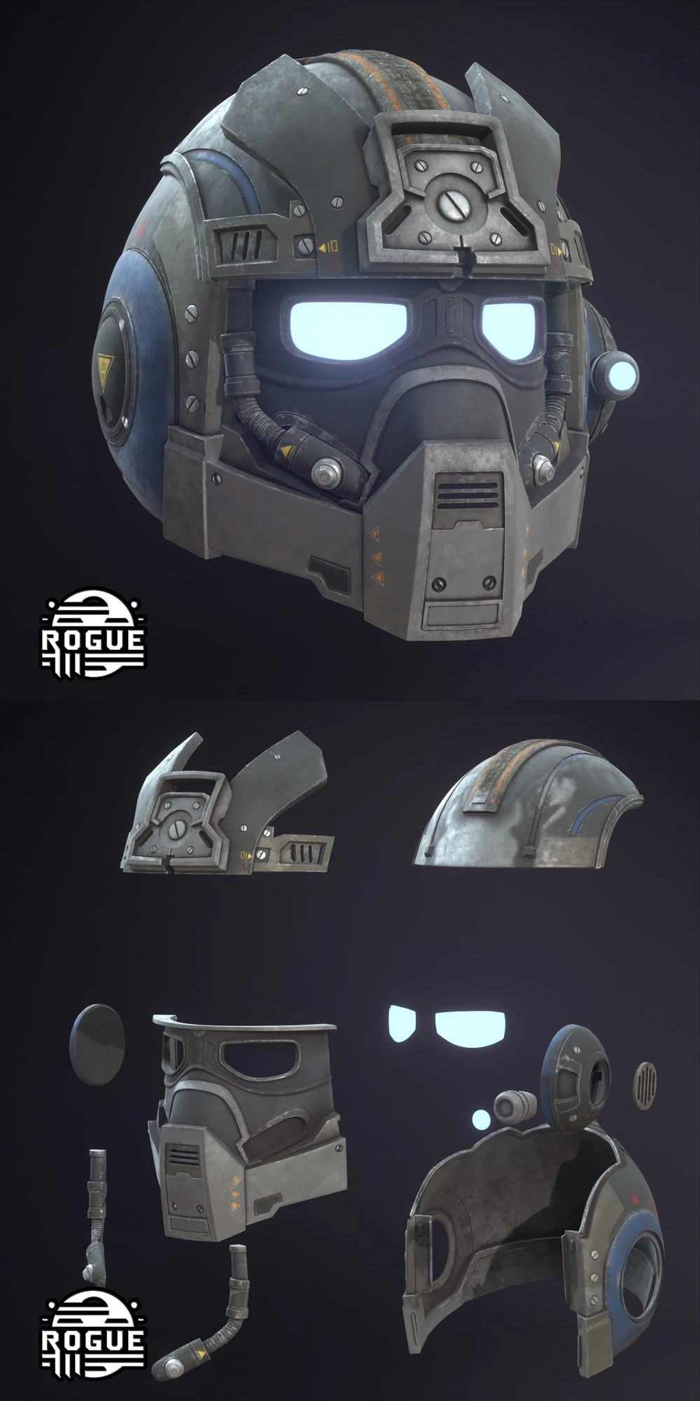 Anthony Carmine Helmet — Gears of War / Cosplay 3D printable STL model