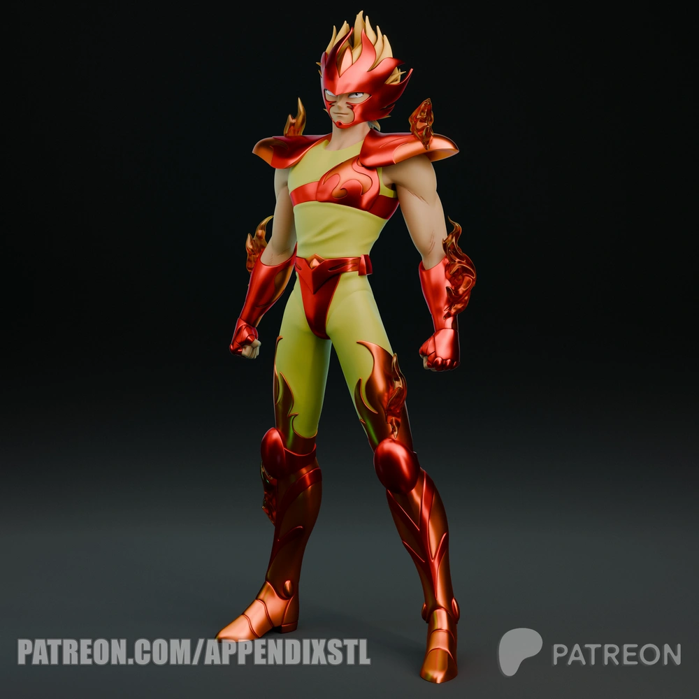 Flame Saint Appendix — Saint Seiya 3D printable STL model