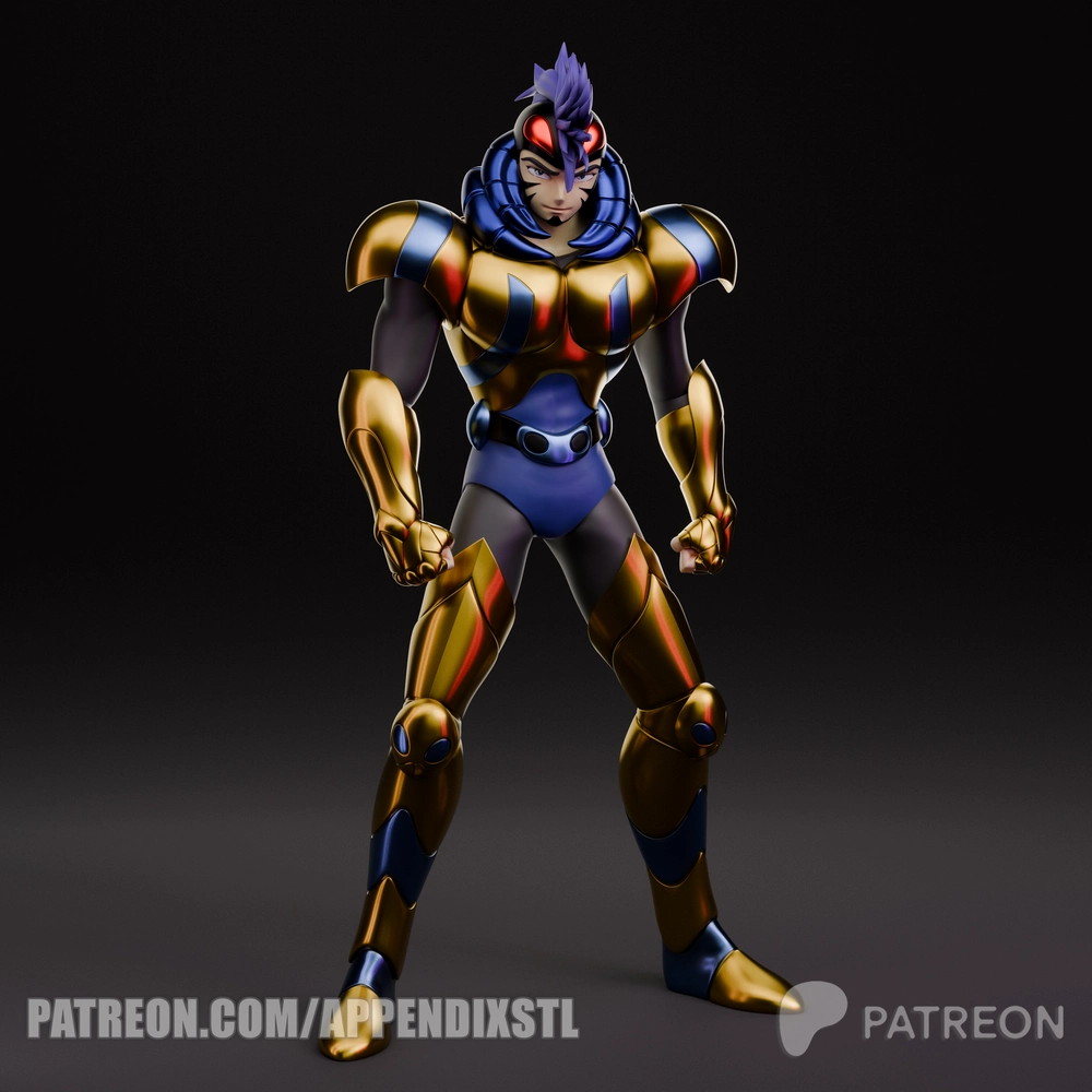 Aracne de Tarantula Appendix — Saint Seiya 3D printable STL model
