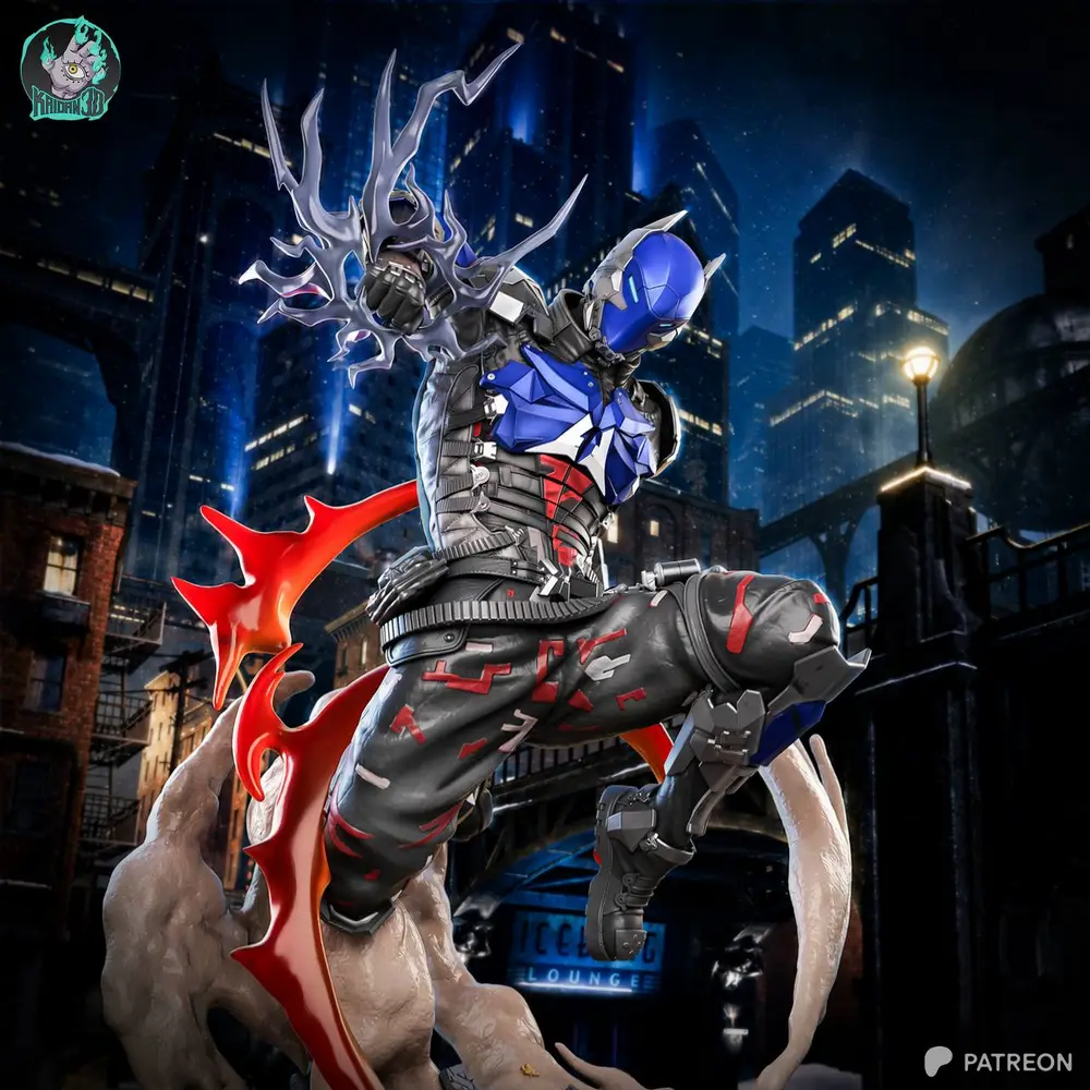 Arkham Knight — DC Comics / Batman Arkham 3D printable STL model