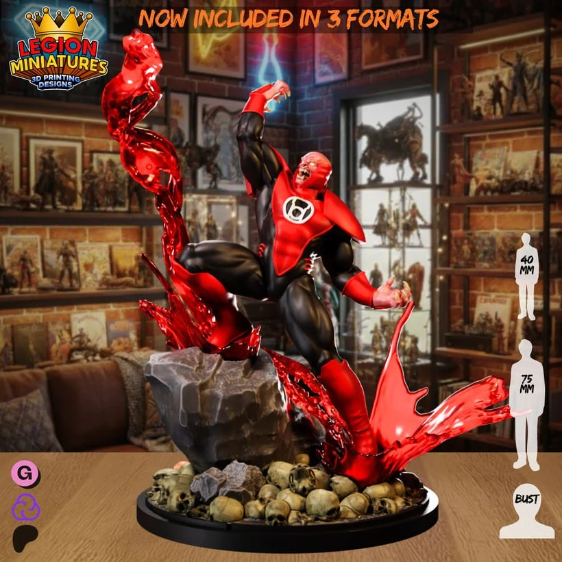 Atrocitus — DC Comics 3D printable STL model
