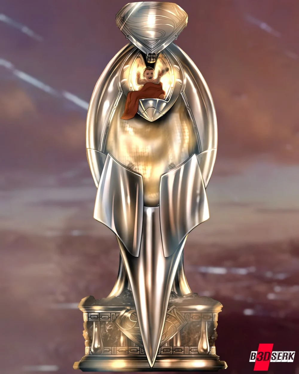 Jor-El Ship — DC Comics / Superman 3D printable STL model