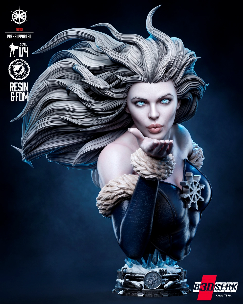 Killer Frost — DC Comics 3D printable STL model