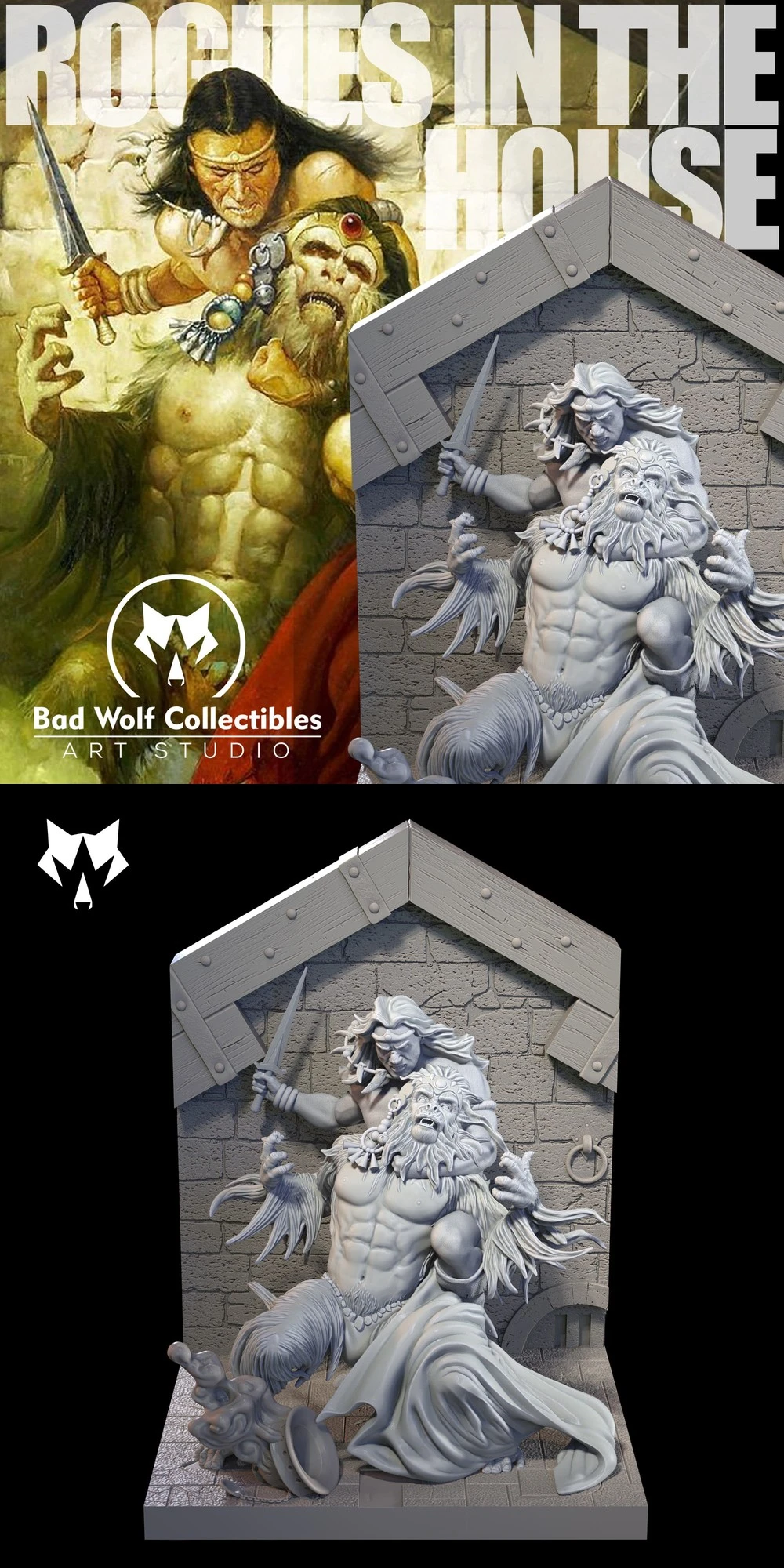 Conan — Conan the Barbarian STL render Conan — Conan the Barbarian 3D printable STL model