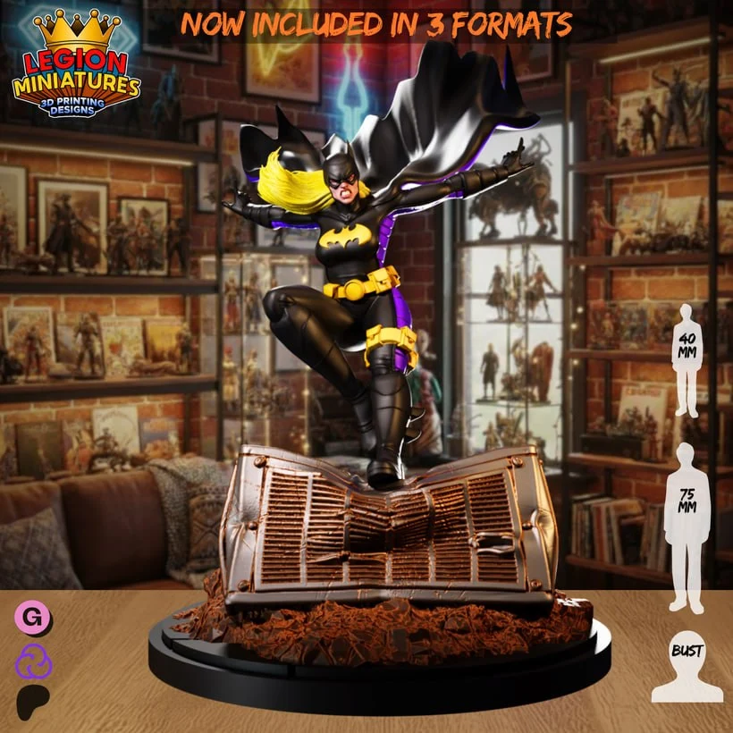 Batgirl — DC Comics 3D printable STL model