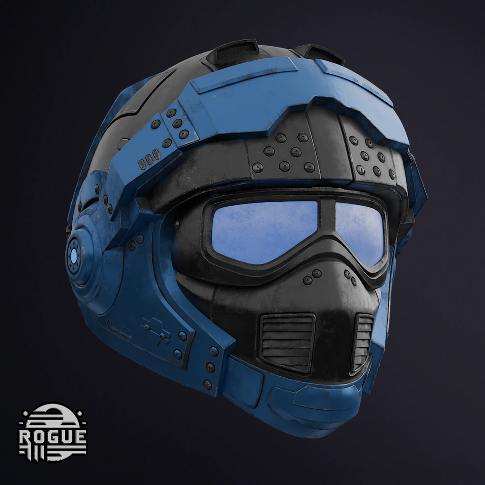 Benjamin Carmine Helmet — Gears of War / Cosplay 3D printable STL model
