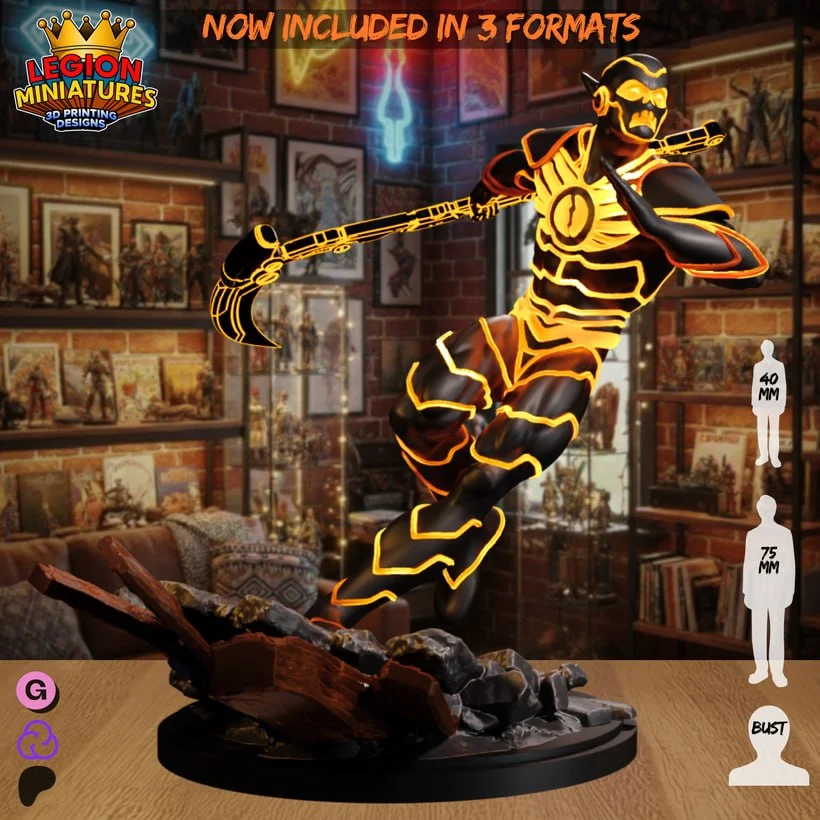 Black Racer — DC Comics 3D printable STL model