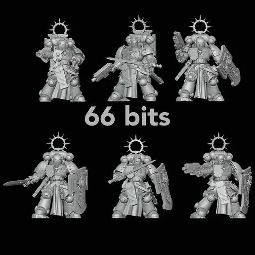 Bladeguard Veterans — Warhammer 40K 3D printable STL model