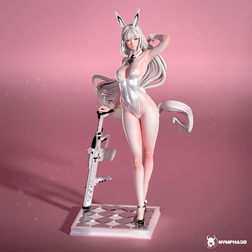 Blanc — Goddess of Victory: NIKKE STL render Blanc — Goddess of Victory: NIKKE 3D printable STL model