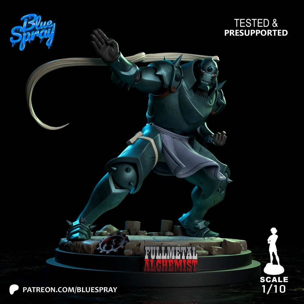 Alphonse Elric — Fullmetal Alchemist 3D printable STL model