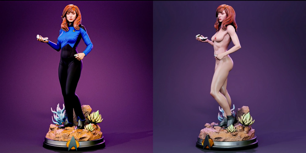 Beverly Crusher — Star Trek 3D printable STL model