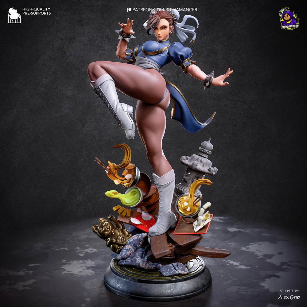 Chun-Li — Street Fighter 3D printable STL model