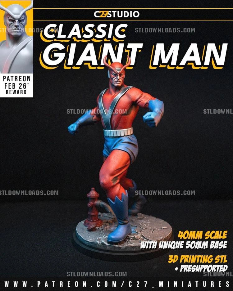Giant Man — Marvel 3D printable STL model