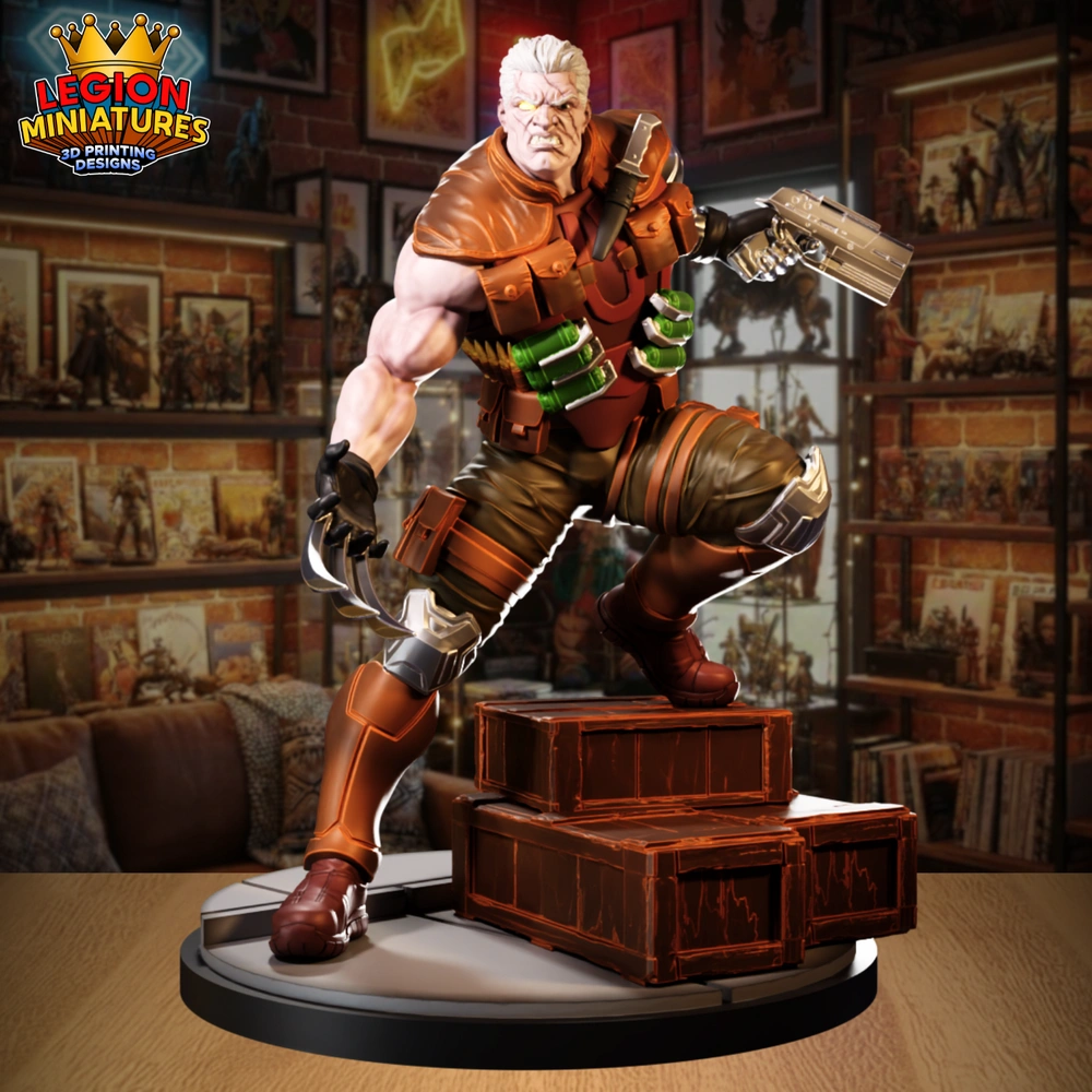 Cable — Marvel / X-Men 3D printable STL model