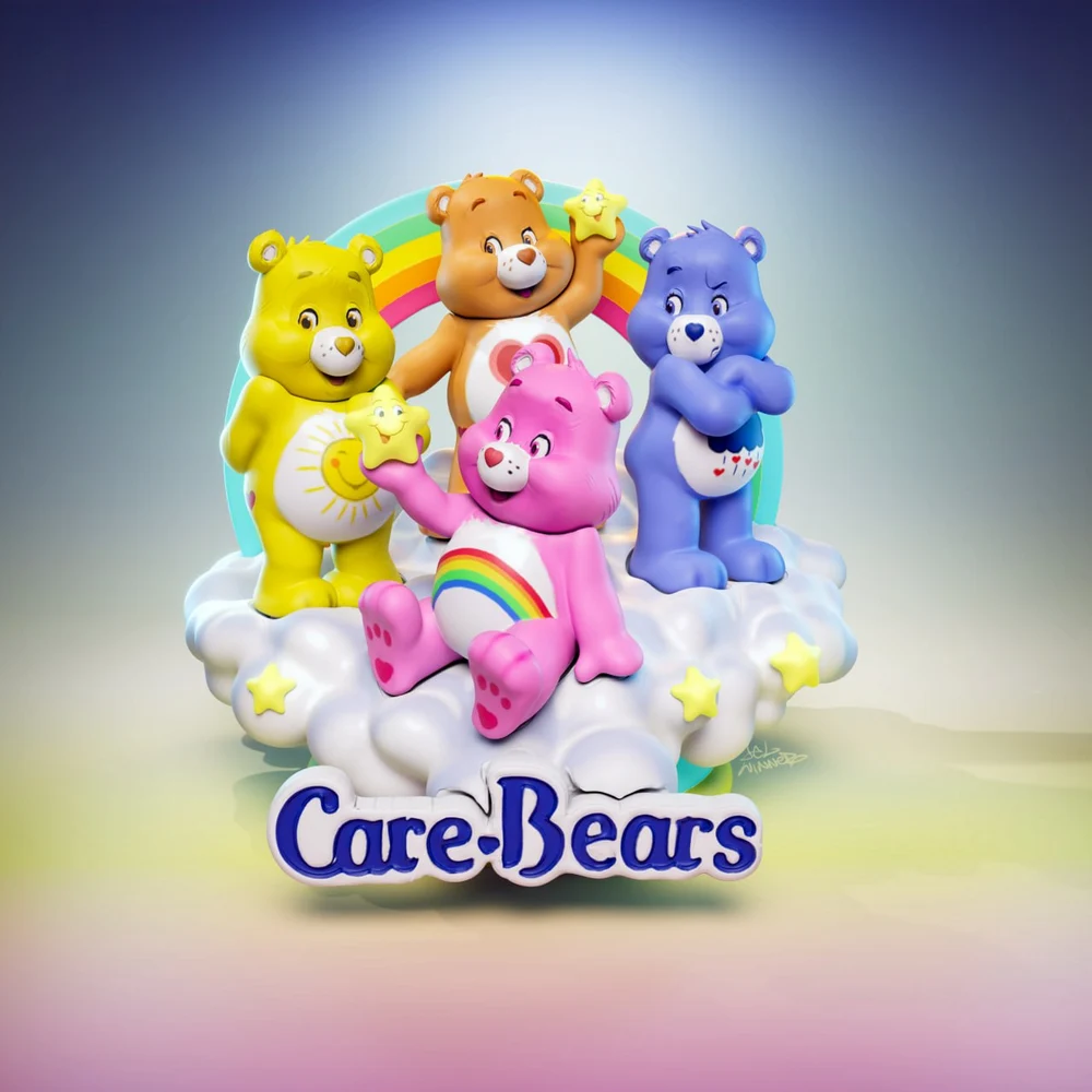 Care Bears STL render Care Bears 3D printable STL model