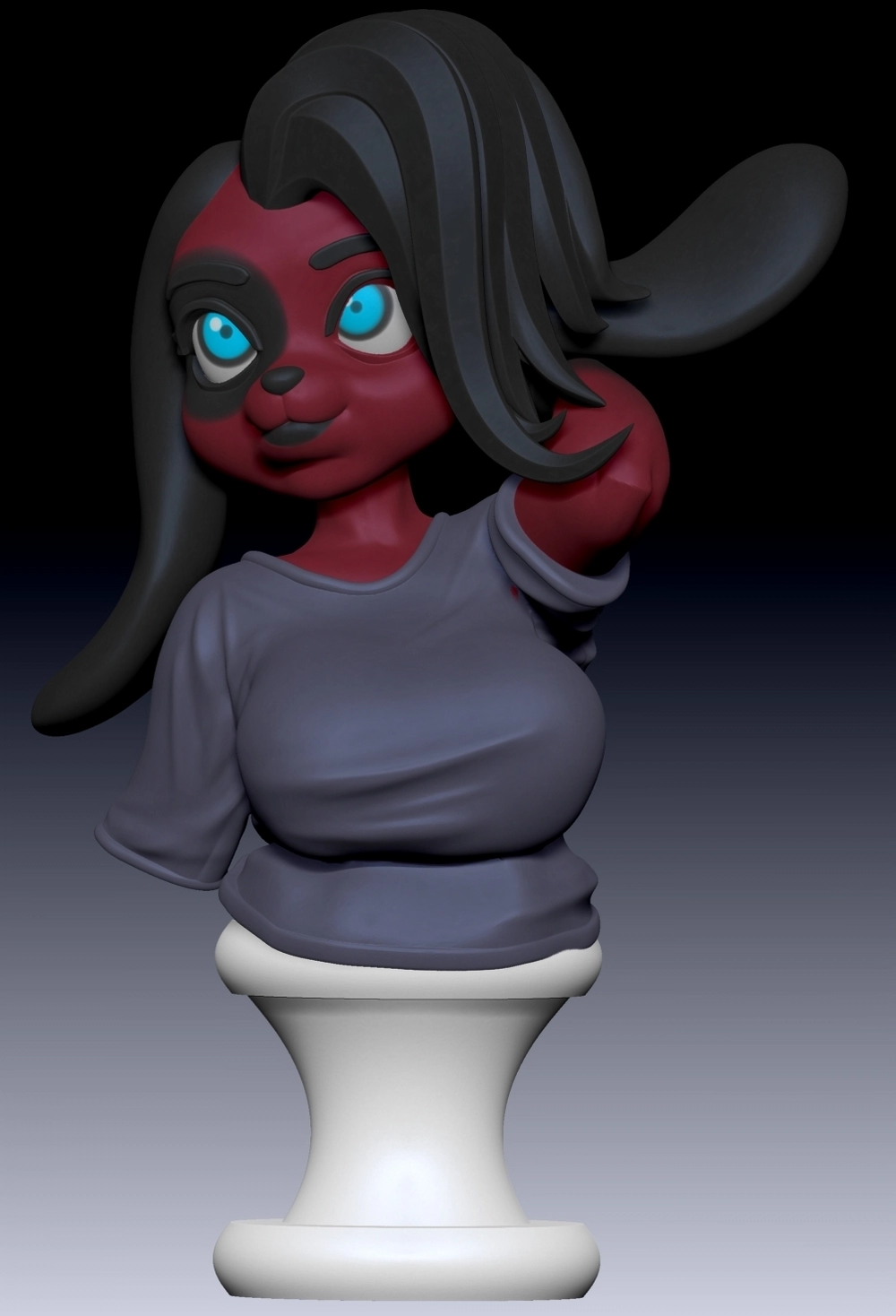 Cherry — Animal Crossing STL render Cherry — Animal Crossing 3D printable STL model