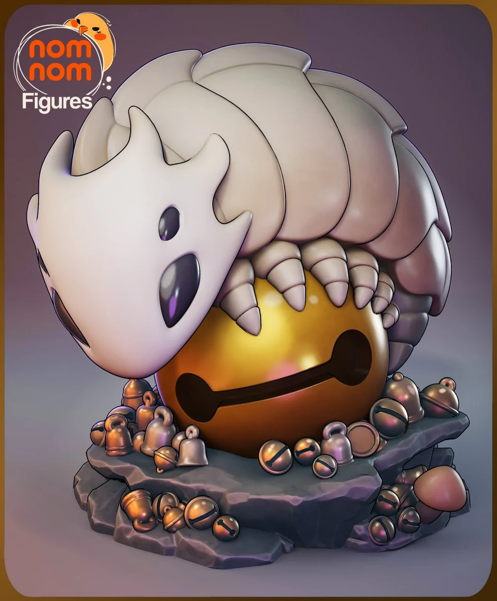 Chibi Bell Beast — Hollow Knight STL render Chibi Bell Beast — Hollow Knight 3D printable STL model