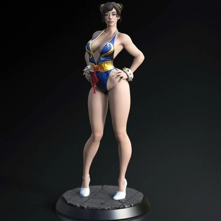Chun-Li — Street Fighter 3D printable STL model