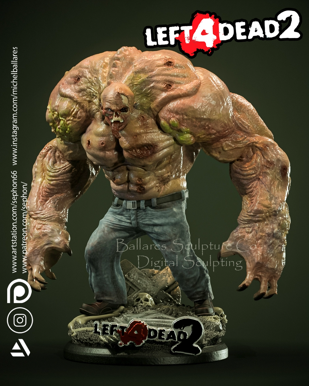 Left 4 Dead — Left 4 Dead 3D printable STL model
