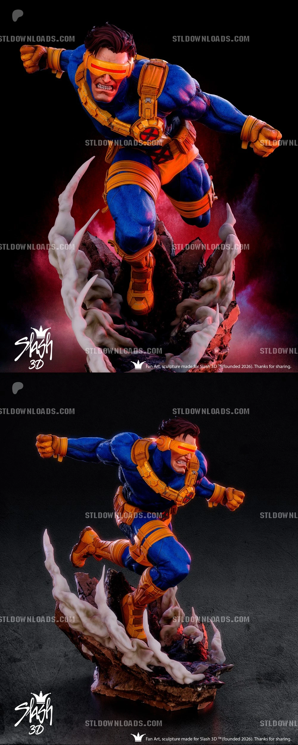 Cyclops — Marvel / X-Men 3D printable STL model