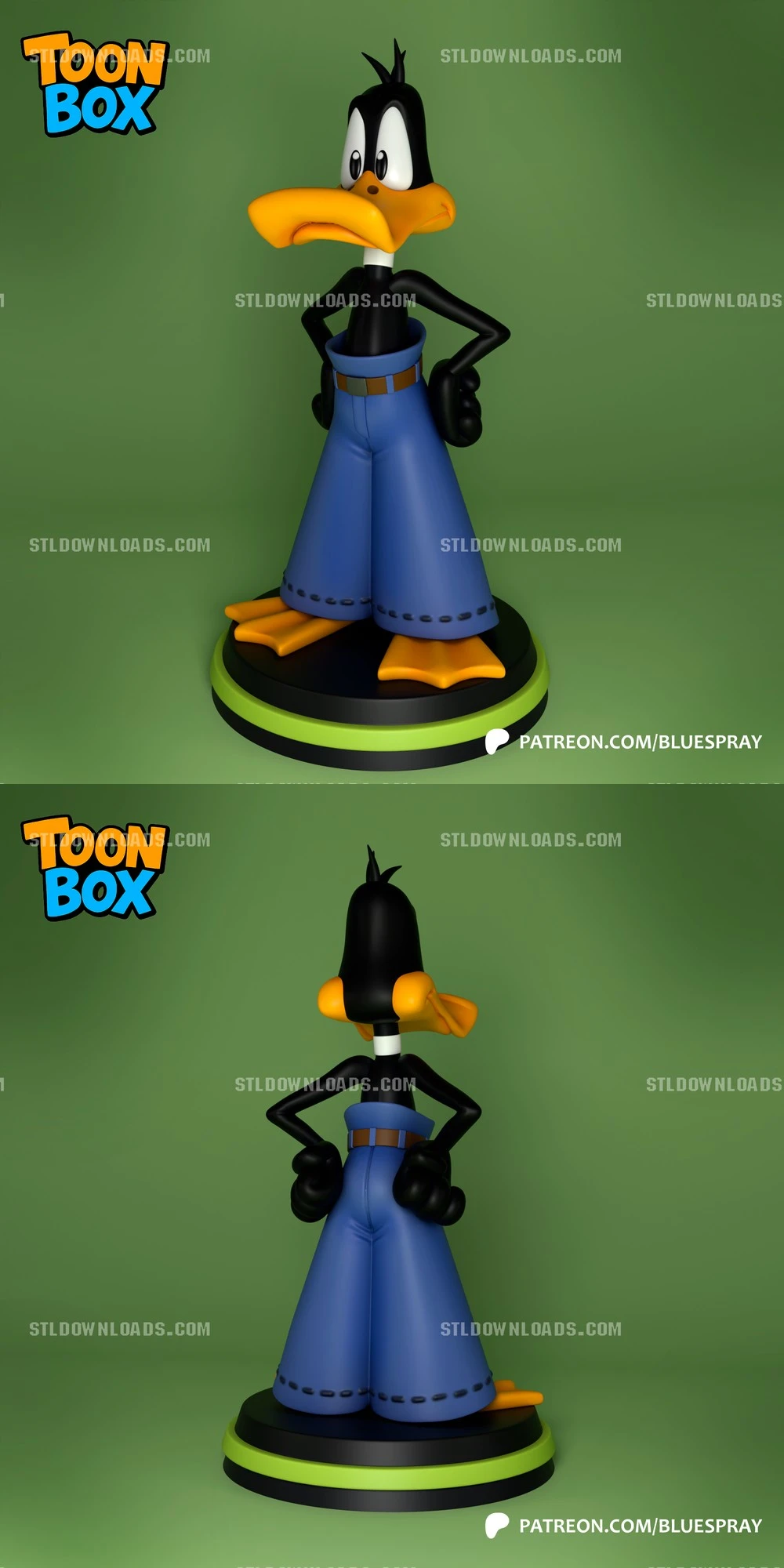 Daffy Duck Mall Pants — Looney Tunes 3D printable STL model