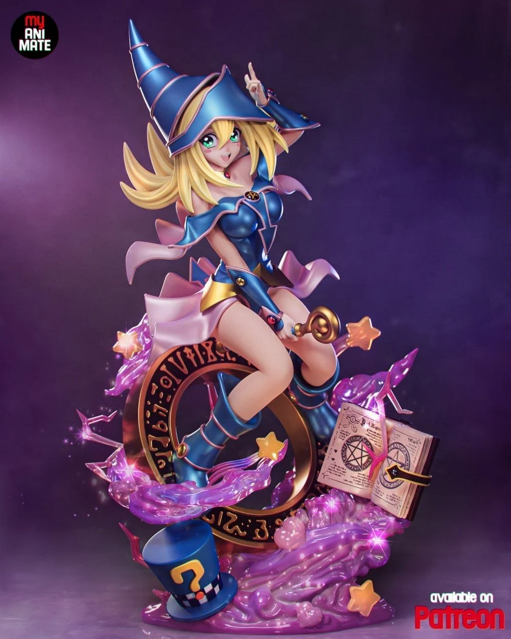 Dark Magician Girl — Yu-Gi-Oh! 3D printable STL model