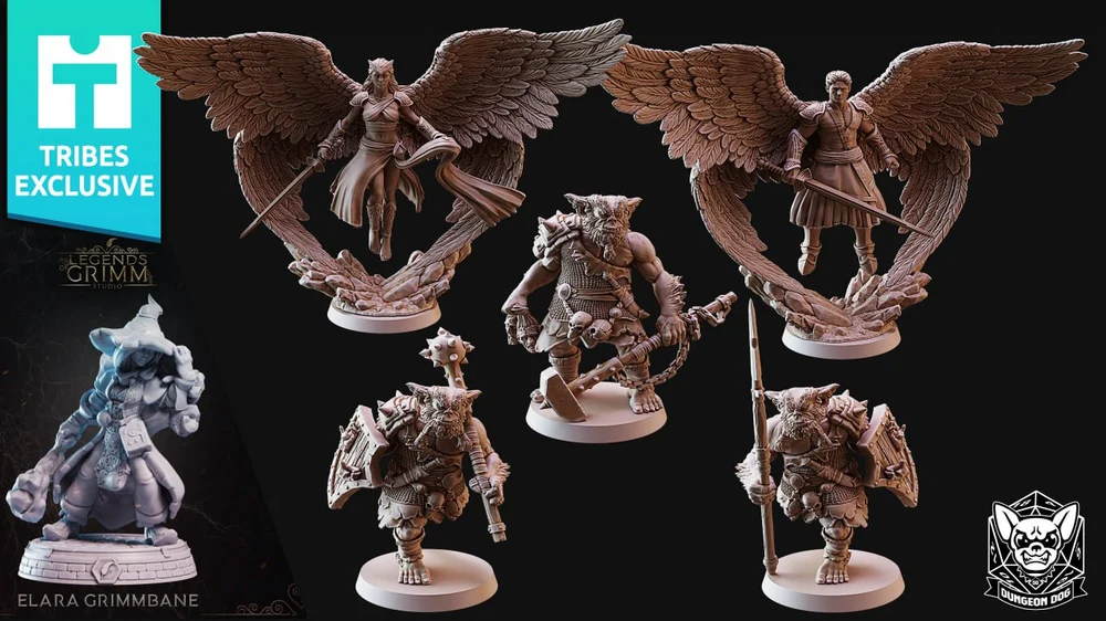 Dungeon Dog 3D printable STL model