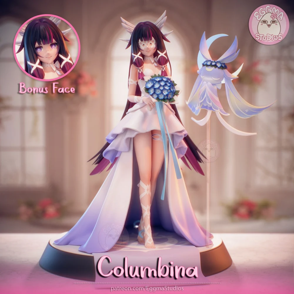 Columbina — Genshin Impact 3D printable STL model