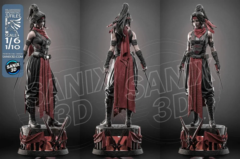 Elektra Assassin — Marvel 3D printable STL model