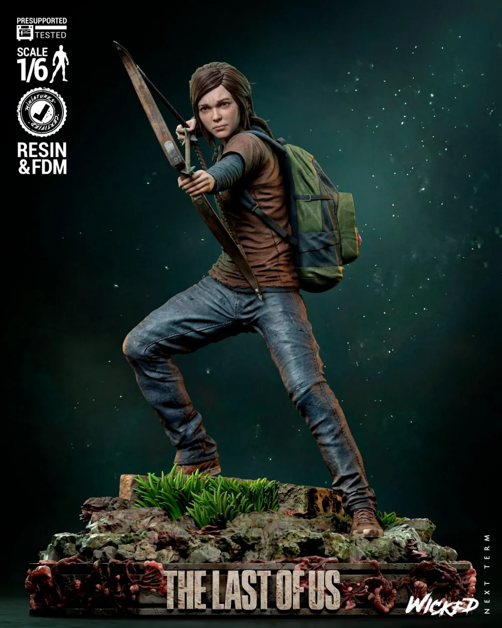 Ellie Sculpture — The Last of Us 3D printable STL model