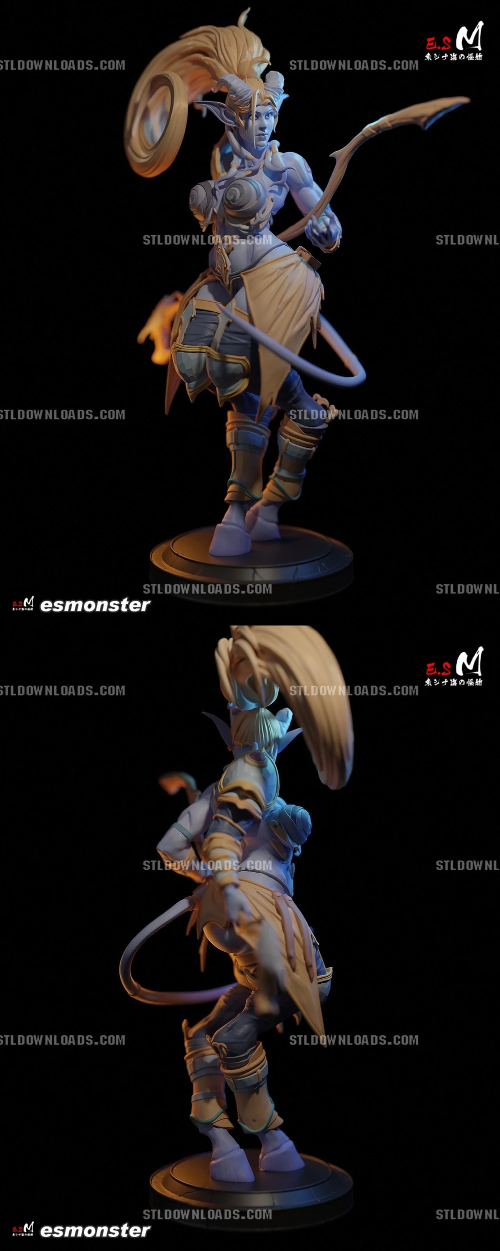 Draenei — World of Warcraft 3D printable STL model