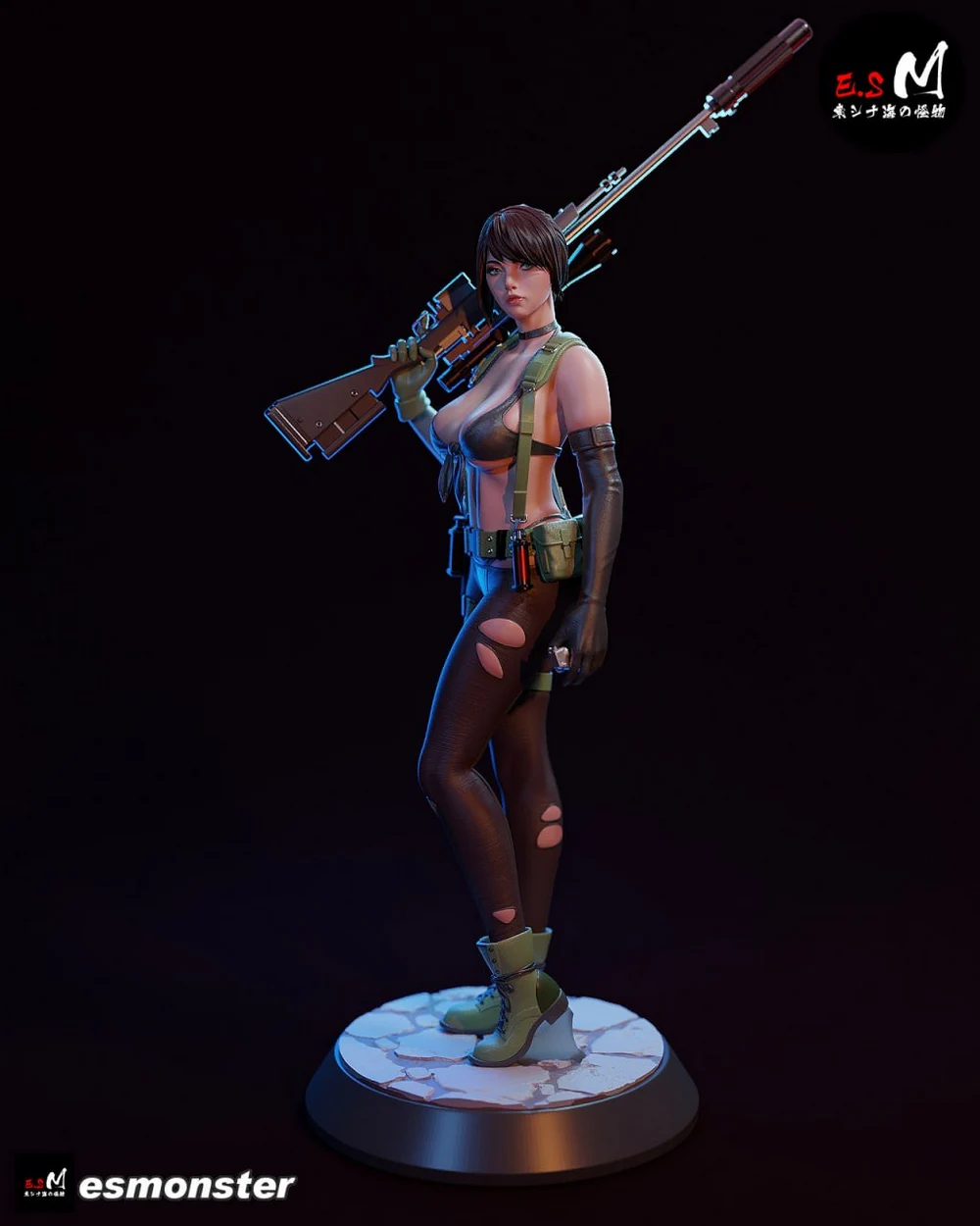 Quiet — Metal Gear Solid 3D printable STL model