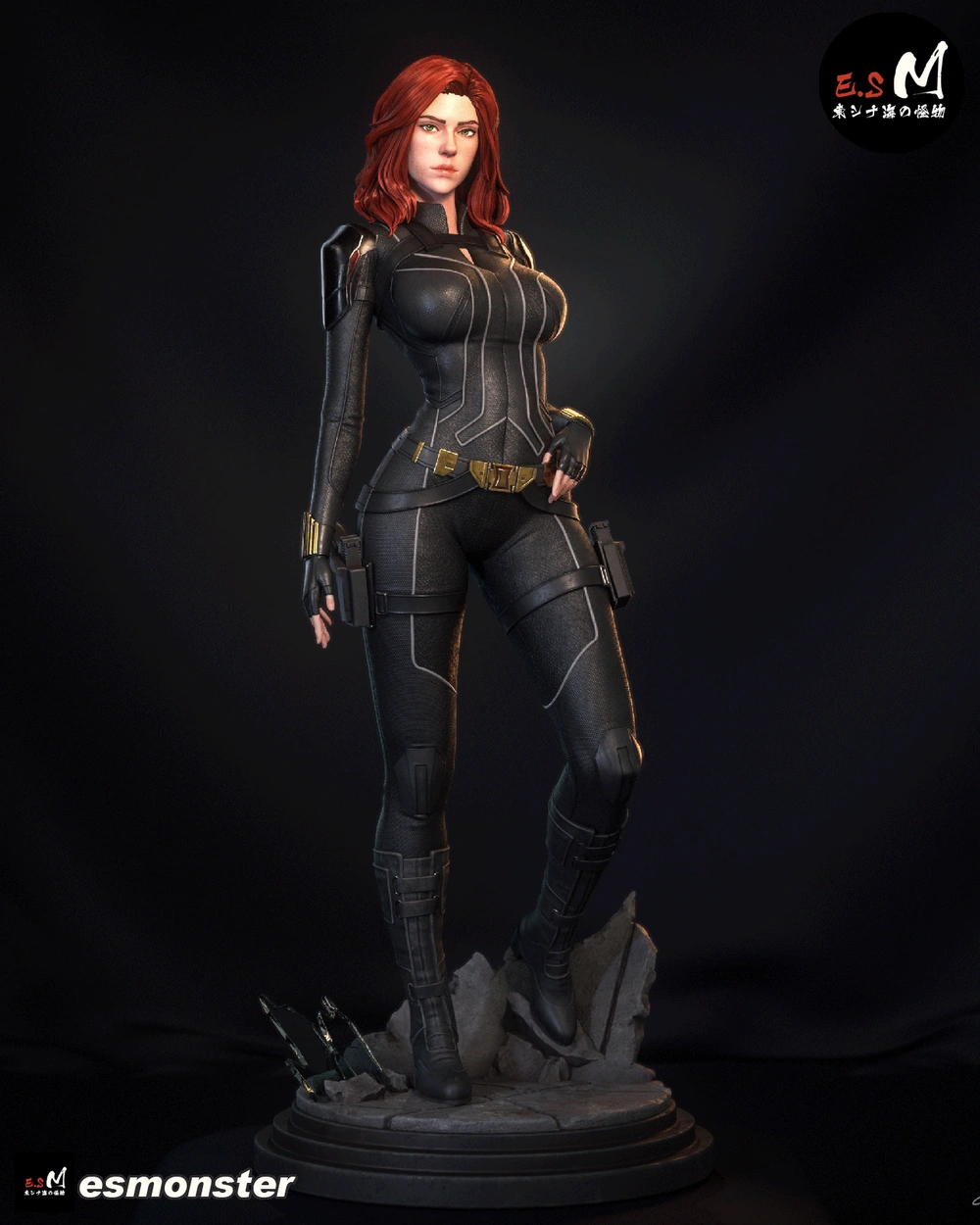 Black Widow — Marvel 3D printable STL model