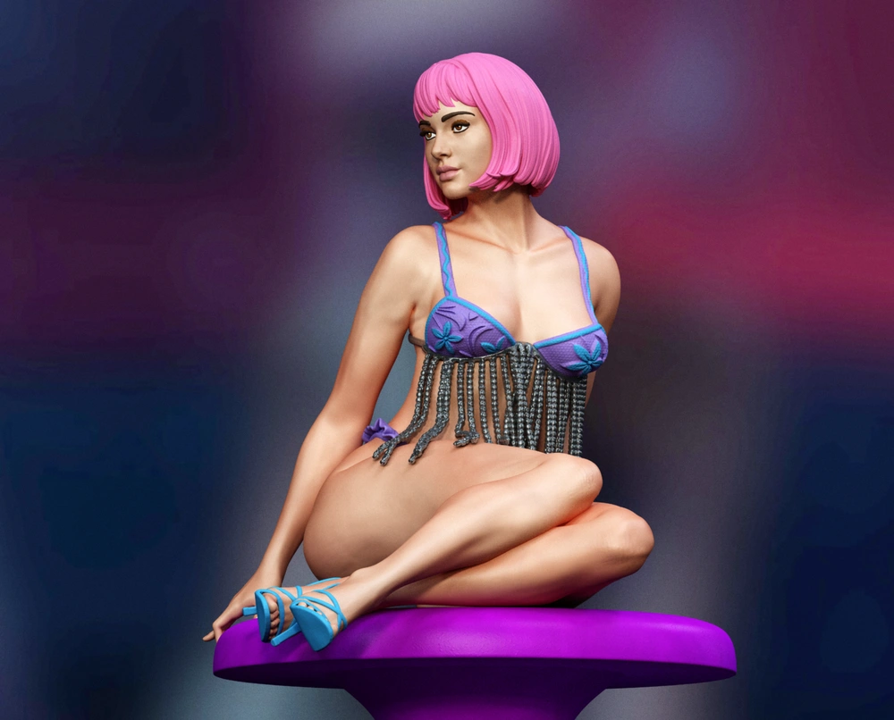 Natali Postman — Movie / Closer STL render Natali Postman — Movie / Closer 3D printable STL model