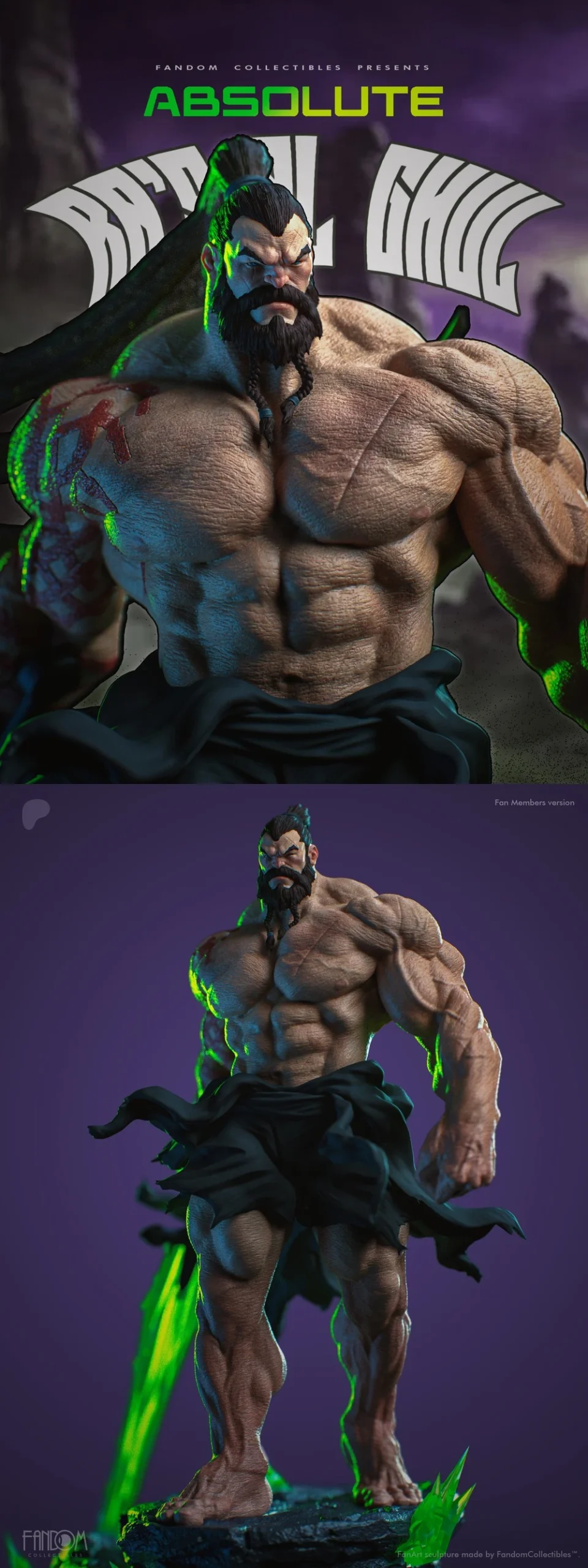 Ra's al Ghul — DC Comics / Batman STL render Ra's al Ghul — DC Comics / Batman 3D printable STL model