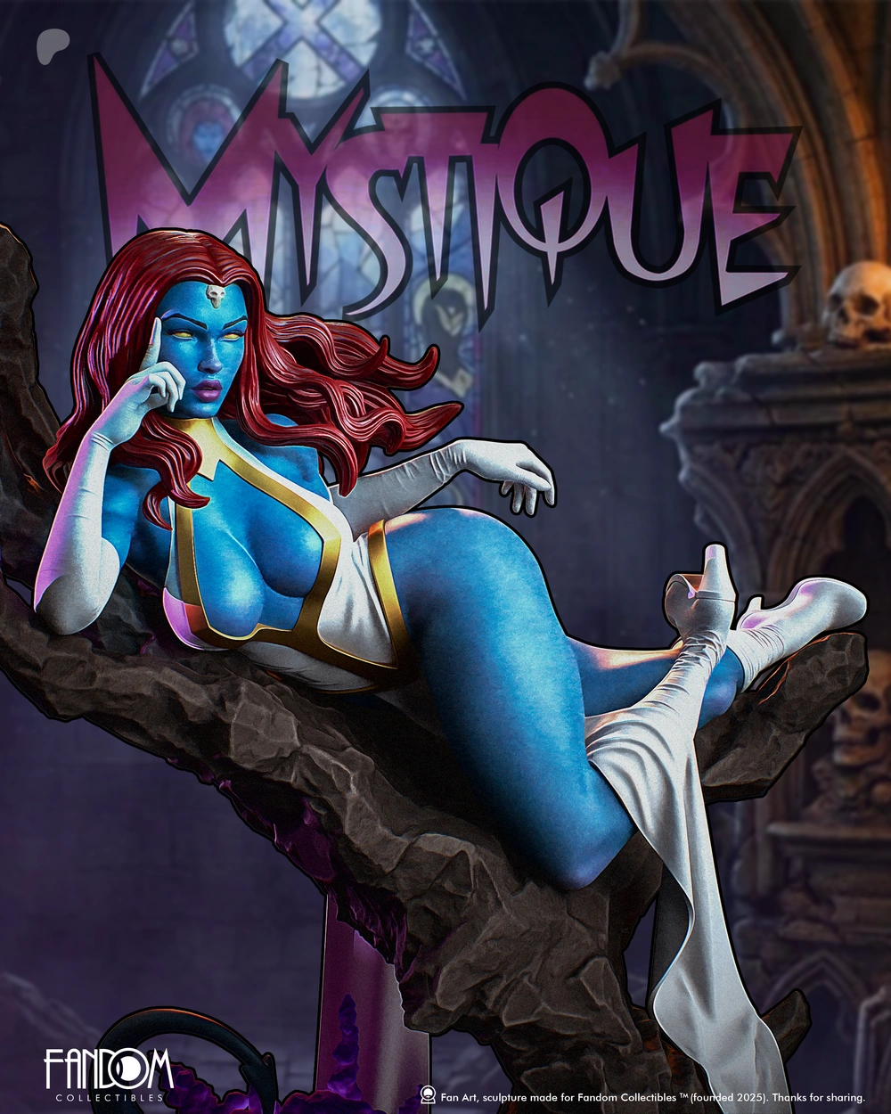 Mystique — Marvel / X-Men 3D printable STL model