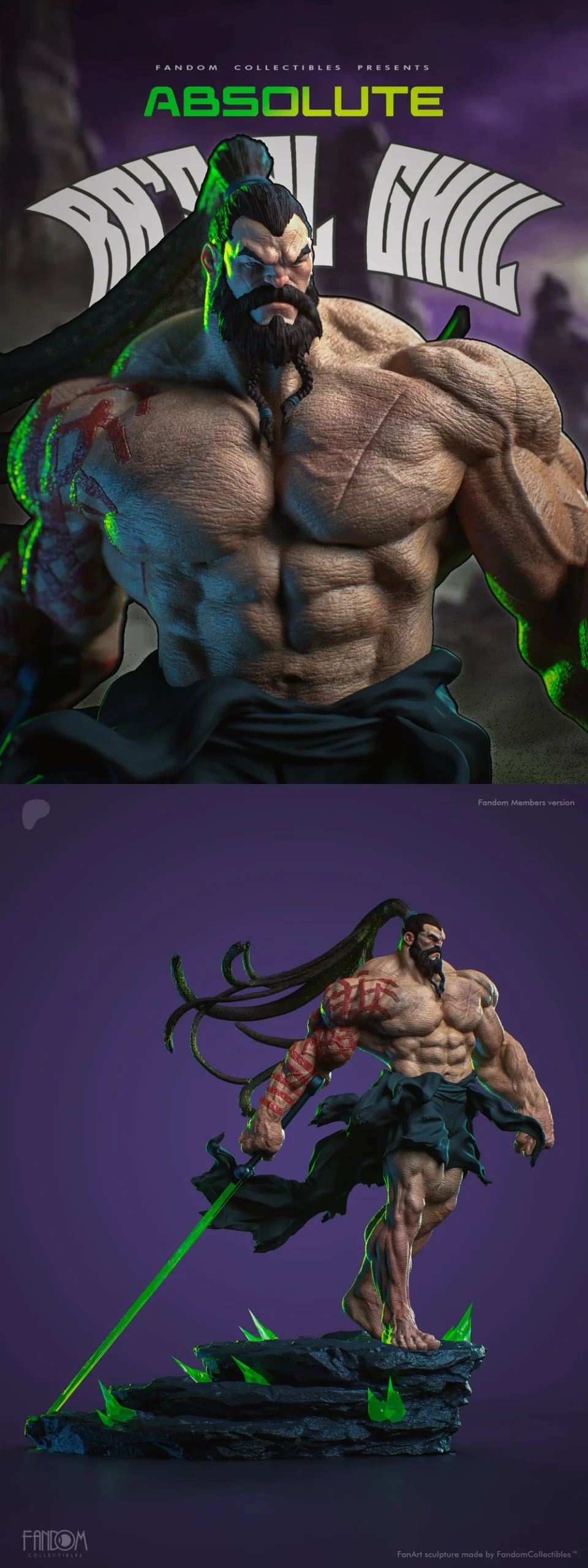 Ra's al Ghul — DC Comics / Batman 3D printable STL model