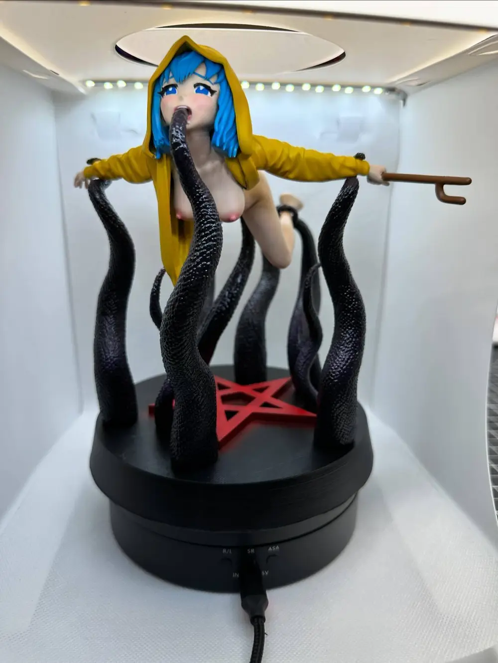 Luce the Catholic Anime Girl — Mascot / Meme STL render Luce the Catholic Anime Girl — Mascot / Meme 3D printable STL model