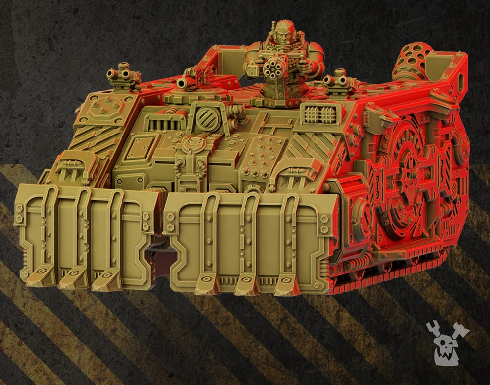 APC Rhino Transport Vehicle — Warhammer 40,000 3D printable STL model