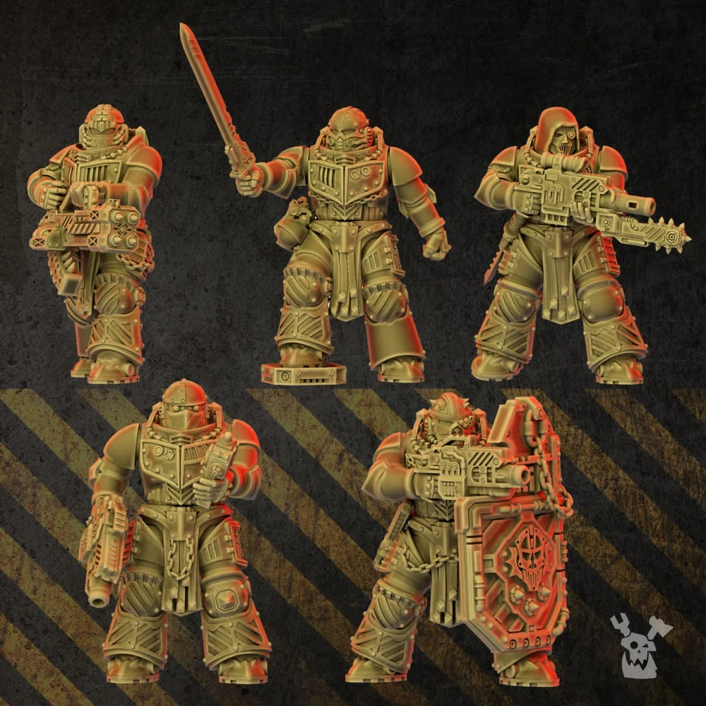 Legionnaire Chosen Builder Infantry Assembly Kit — Warhammer 40,000 3D printable STL model