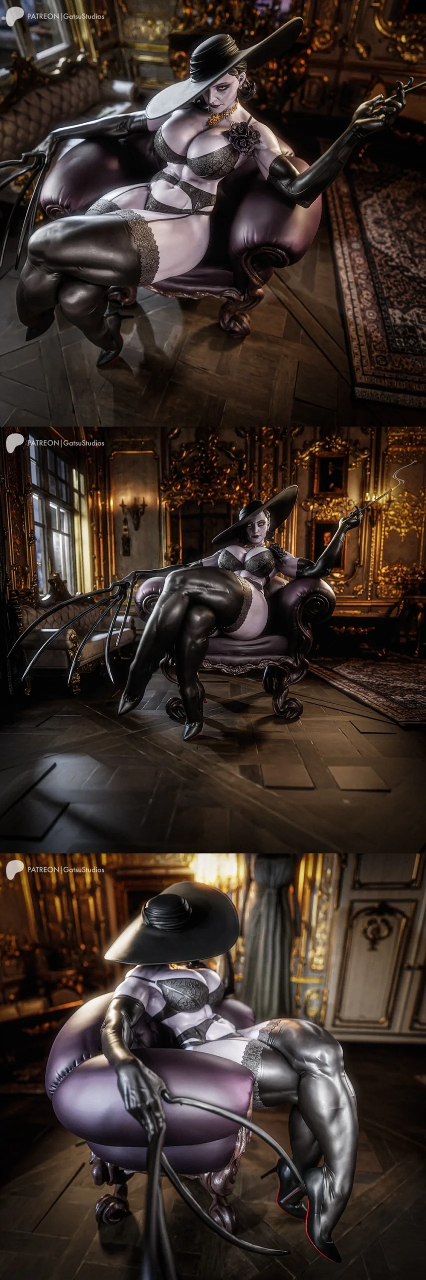 Lady Dimitrescu — Resident Evil 3D printable STL model