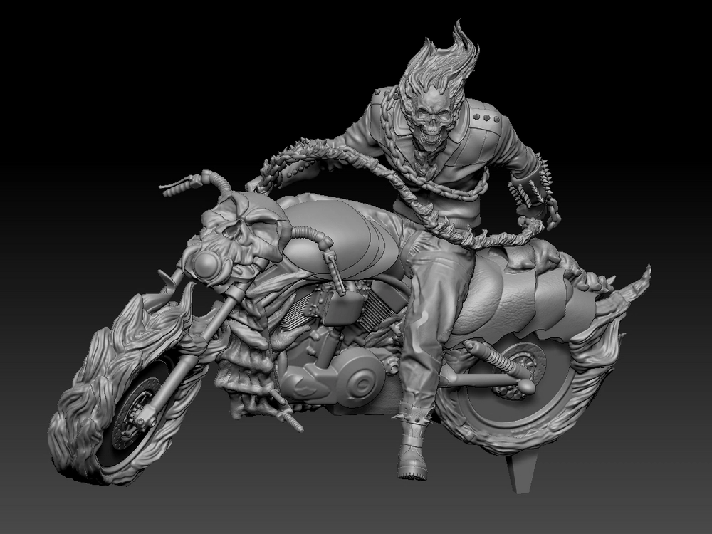 Ghost Rider — Marvel 3D printable STL model