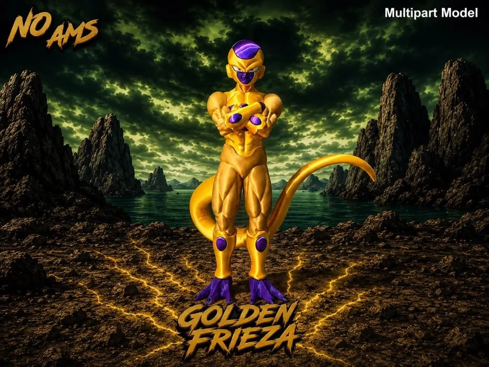 Golden Frieza — Dragon Ball 3D printable STL model