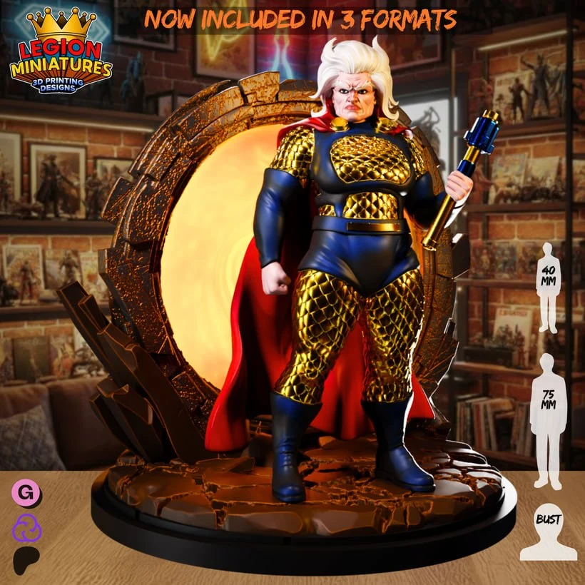 Granny Goodness — DC Comics 3D printable STL model