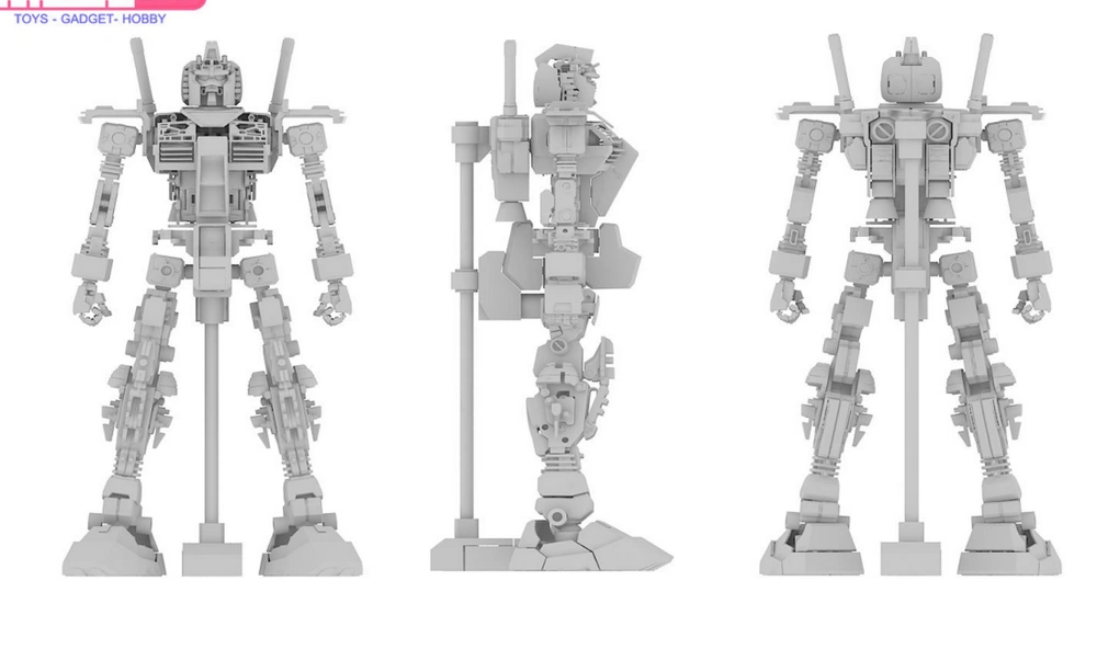 Gundam RX-78 Real Grade — Gundam STL render Gundam RX-78 Real Grade — Gundam 3D printable STL model